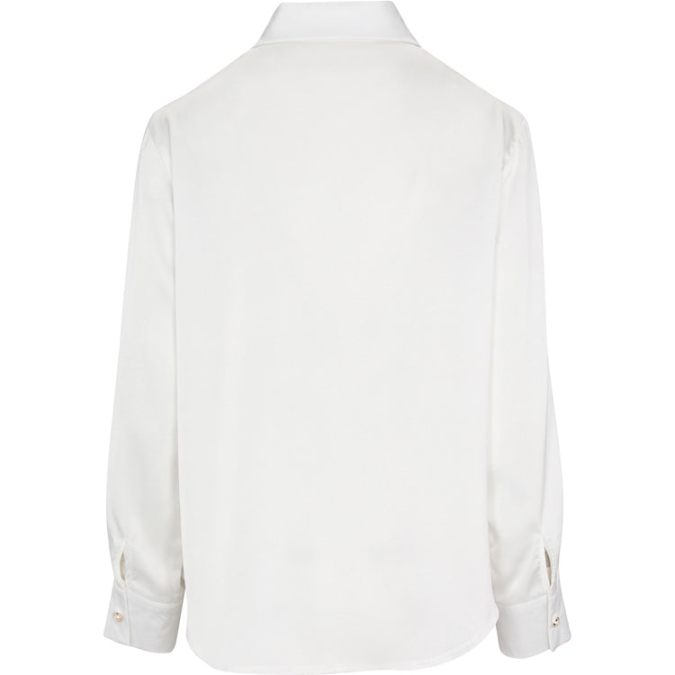 Solid Satin Blouse