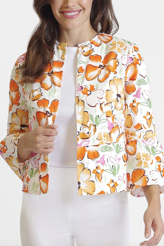 Peace Floral Citrus Jacket