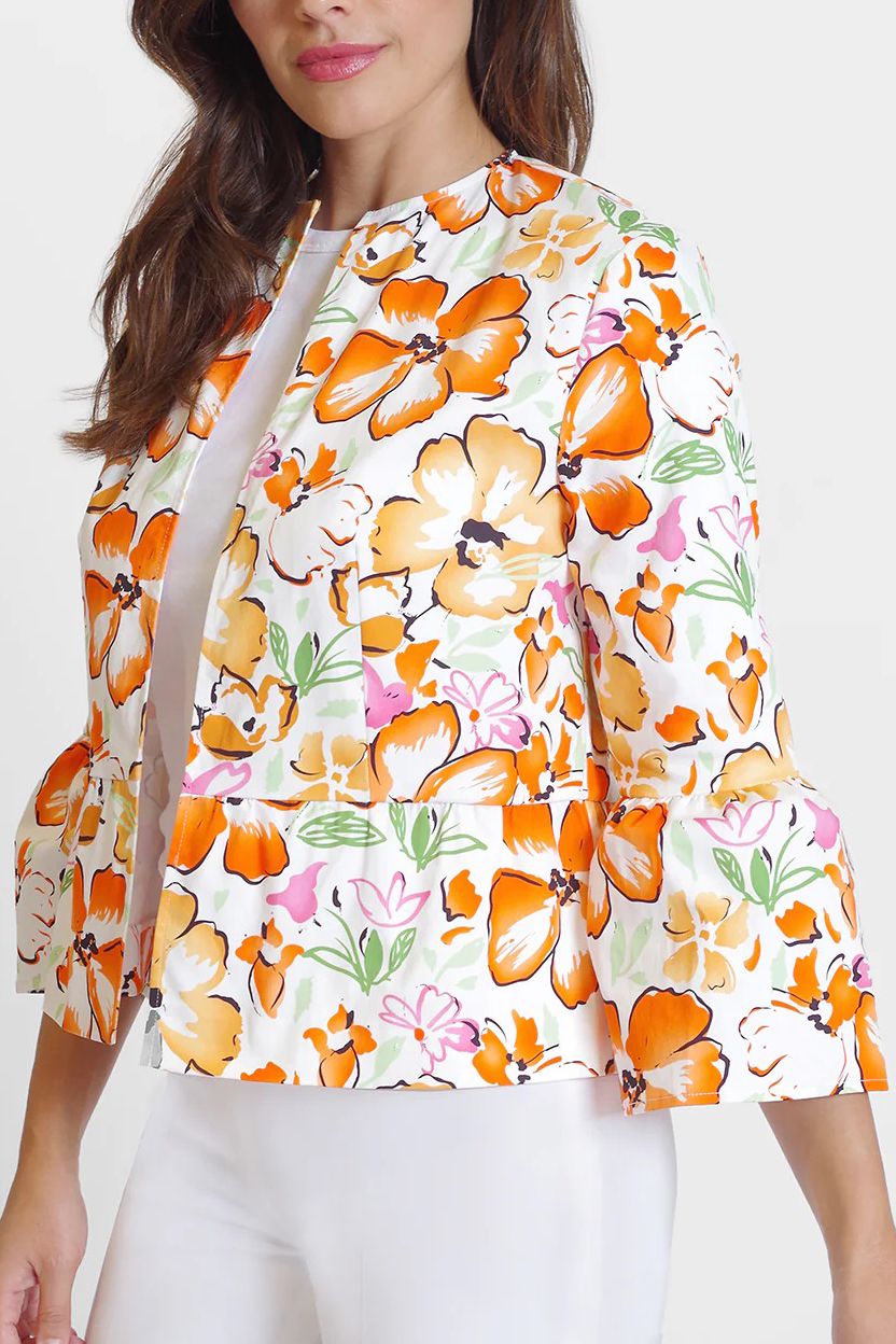 Peace Floral Citrus Jacket