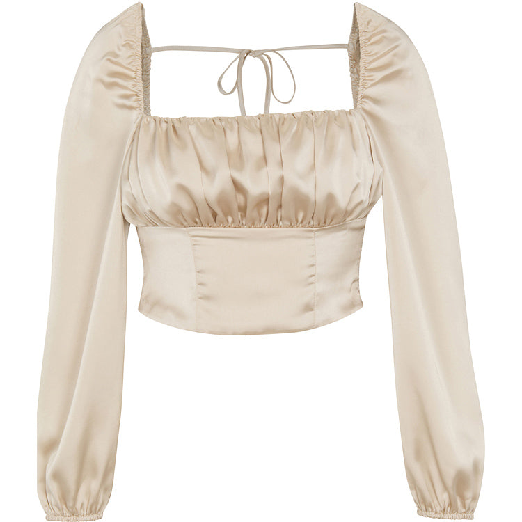 satin bodice top